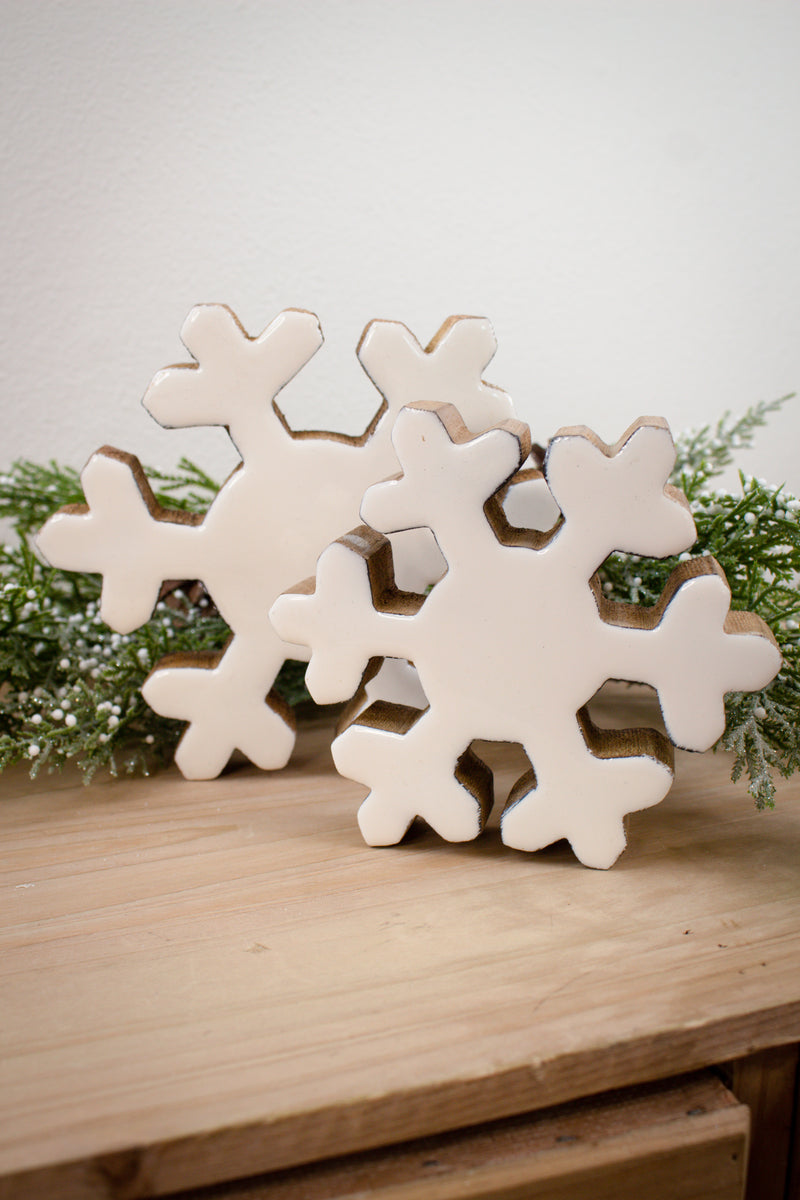 Wood Snowflakes – Rustic Raven Home Decor