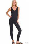 SEAMLESS RIBBED SPORTS BODYSUIT