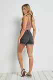 MICA HIGH RISE SHORTS WITH CROSS OVER SIDE SLIT (Regular and Plus)