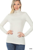 PREMIUM MICROFIBER MOCK NECK TOP