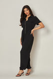 Airflow Front Zip Closure Jumpsuit