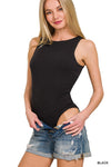 RIBBED DOUBLE LAYERED BODYSUIT