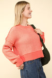 Two Tone Striped Casual Stripe Sweater Top