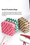 MINI CHECKERED MAKEUP COSMETIC TRAVEL CASE