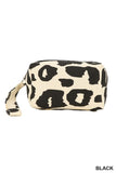 LEOPARD PRINT COSMETIC MAKEUP TRAVEL BAG