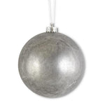 6 Inch Silver Mercury Shatterproof Round Ornament