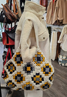 DT Creations Handmade Crochet Hobo Bag