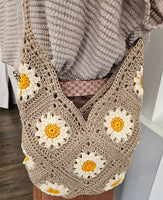 DT Handmade Creations Sunflower Tote Bag