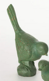 Green Bird Figurine