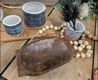 Wood Canoa Bowl