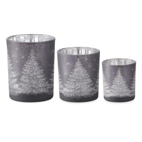 3 Matte Gray w/Silver Interior Star Night (Each piece sold separate)