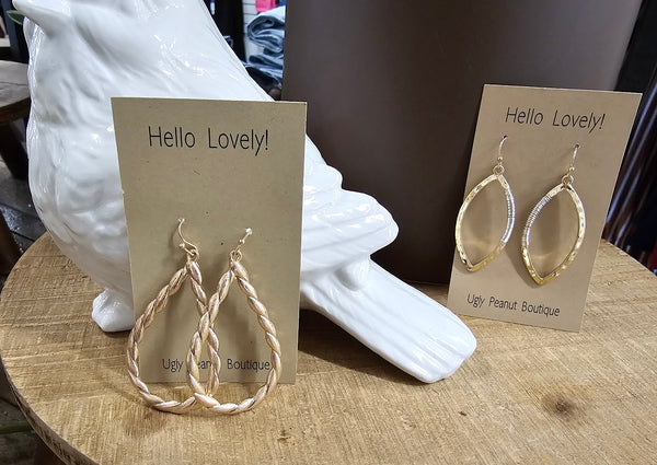 Gold Dangle Earrings