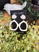 Boho Circle Drop Earring