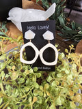 Boho Circle Drop Earring