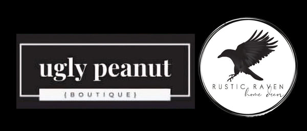 Ugly Peanut & Rustic Raven Boutique Waterproof Stickers