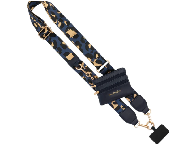 Save the Girls Clip and Go Navy Leopard