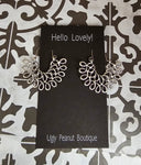 Infinity Design Hoop Earring