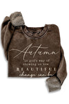 AUTUMN BEAUTIFUL MINERAL SWEATSHIRTS