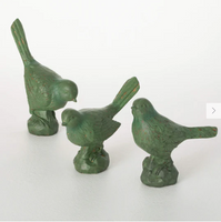 Green Bird Figurine