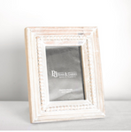 5 X 7″ WOOD FRAME white wash