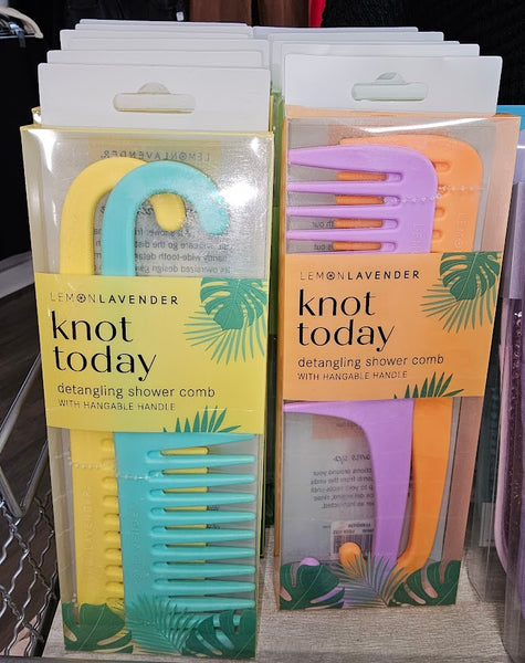 Lemon Lavender "Knot Today" Detangling Shower Comb Set