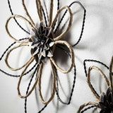 Sculpted Floral Wire Wall Decor