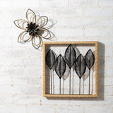 Sculpted Floral Wire Wall Decor