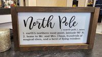 North Pole Sign