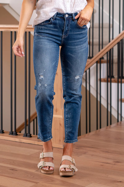 Risen Sierra Mid Rise Tapered Jeans