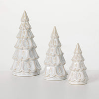 Ceramic Cream Pine Set