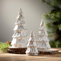 Ceramic Cream Pine Set