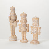 WHITEWASHED NUTCRACKER 3 ASST. (Sold Separate)