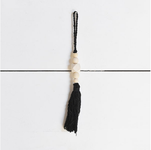 10″ BLACK TASSLE