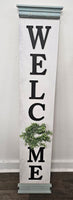 WOOD Welcome SIGN