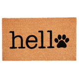 Hello with Paw ( Pet) Doormat
