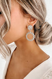 Silver Hoop Detailed Earring