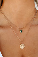 Nova Gold Chain Necklace With Heart