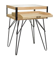Wood & Glass Accent Tables