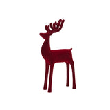 Deep Red Velvet Deer