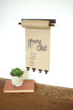 Hanging Note Roll with Four Clips | 11”
