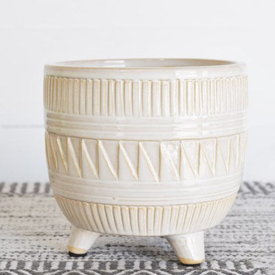 Multi Pattern Footed Planter