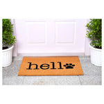 Hello with Paw ( Pet) Doormat