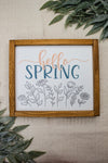 Hello Spring (Colored Text) Floral