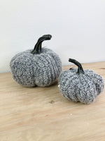 Gray Sweater Pumpkins