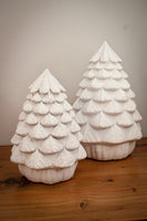 White Ceramic Christmas Trees