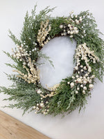 Snowy Cypress Pine with Pearls Collection
