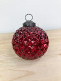 Red Mercury Glass Ornaments