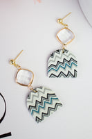 Rizzo Clay and Stone Earrings