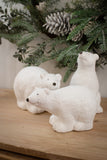 Glittered Snowy Polar Bears
