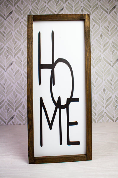 Home Stacked Sign